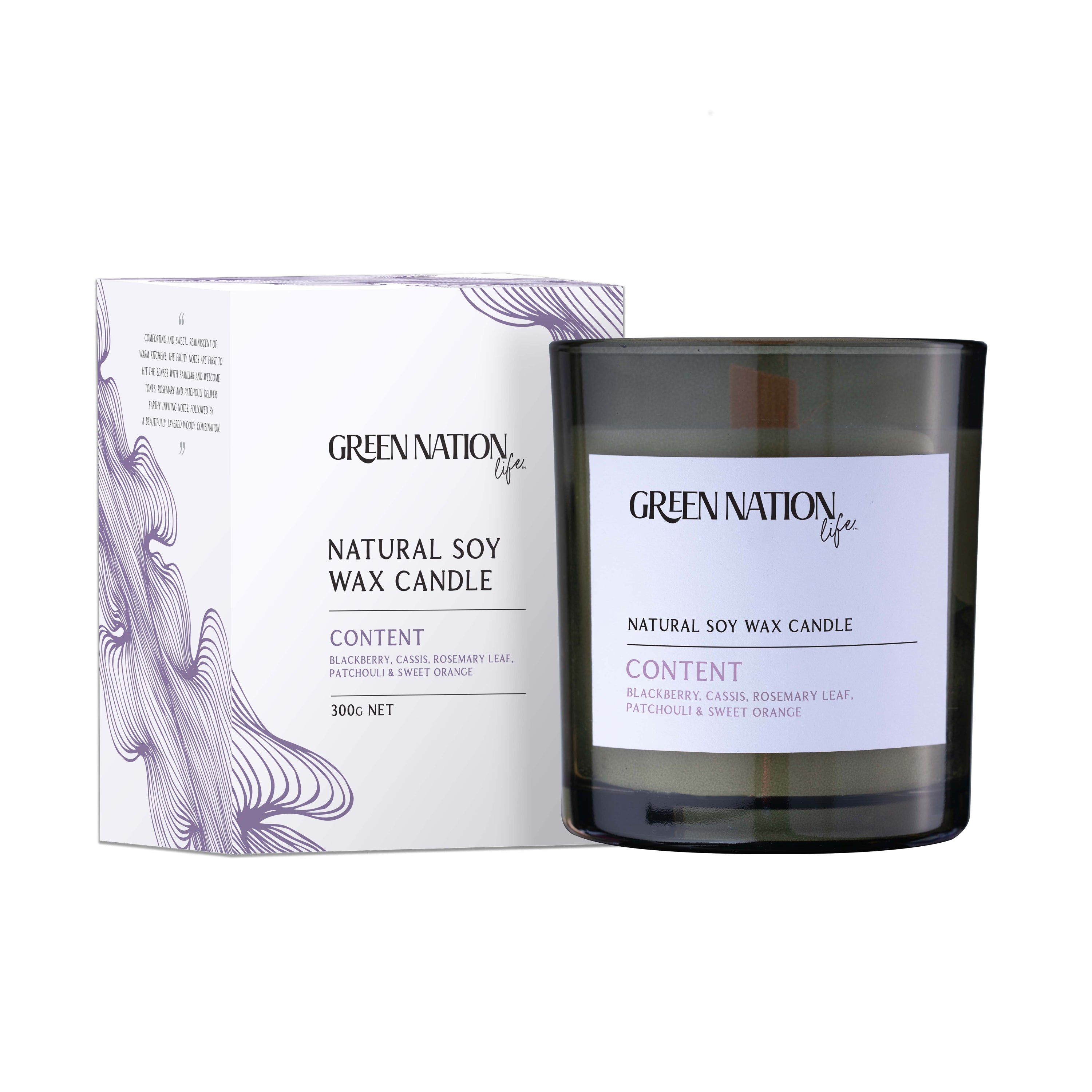 ウッドウィックキャンドル Content (ブラックベリー&パチョリ)